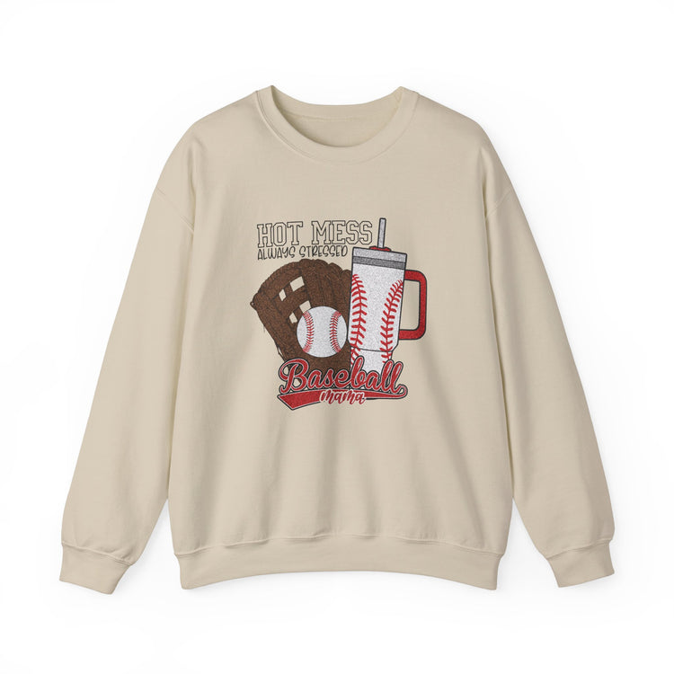 Baseball-Themed Hot Mess Sweatshirt