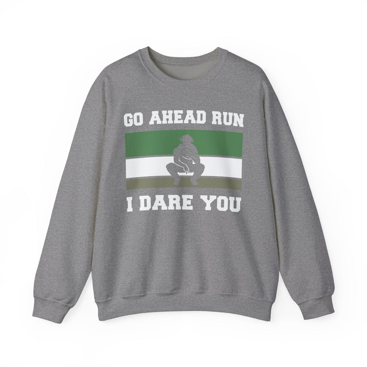 Baseball Catcher Go Ahead Run Daring Crewneck Sweatshirt - Sports Fan Gift