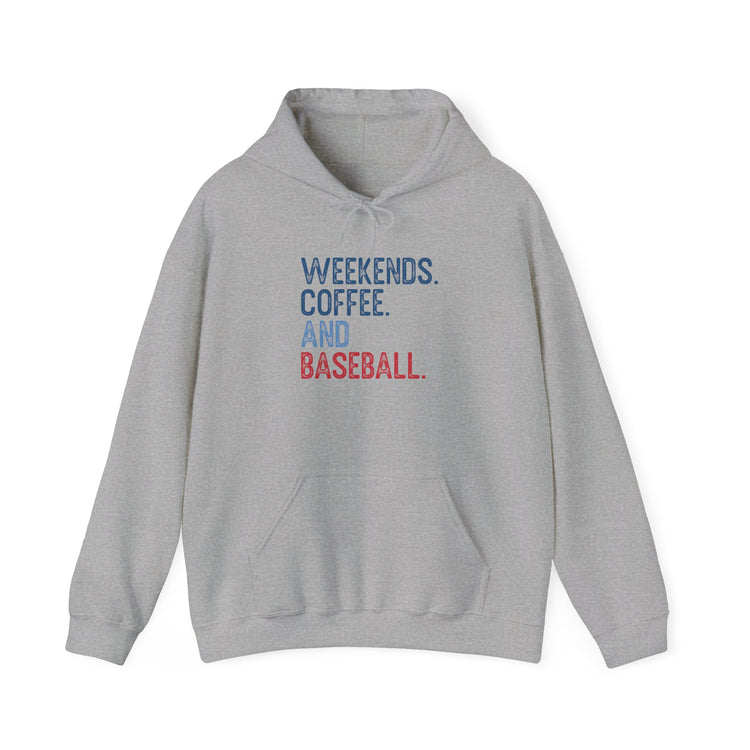 Weekends Coffee Baseball Hoodie