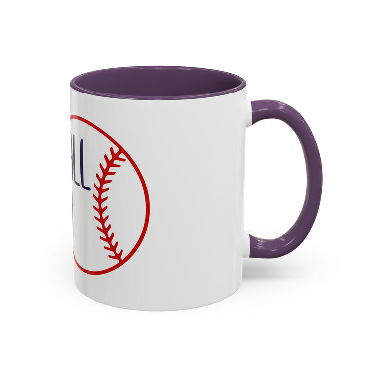 Baseball Mom Accent Coffee Mug