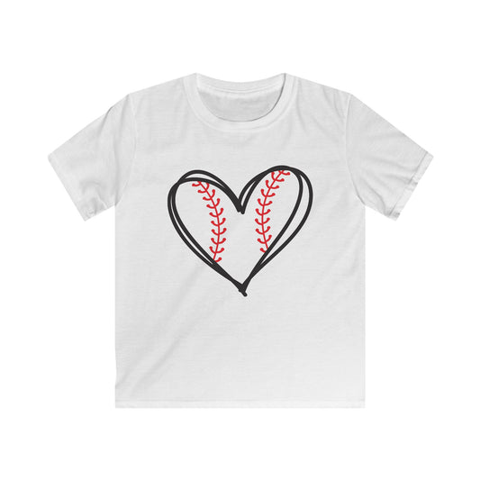 Baseball Heart Kids Tee