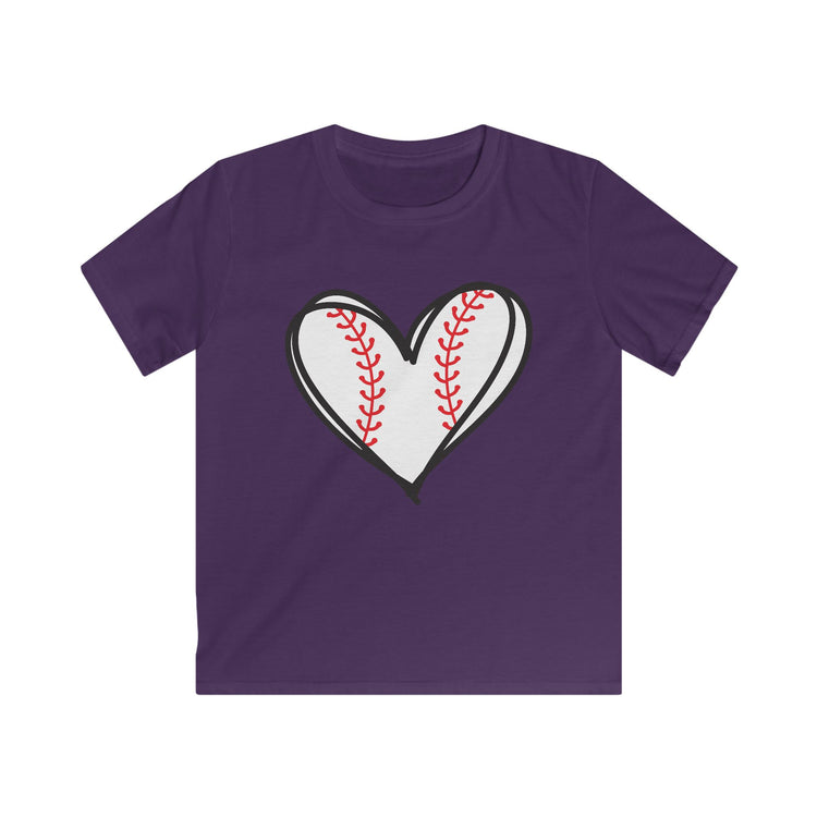 Baseball Heart Kids Tee