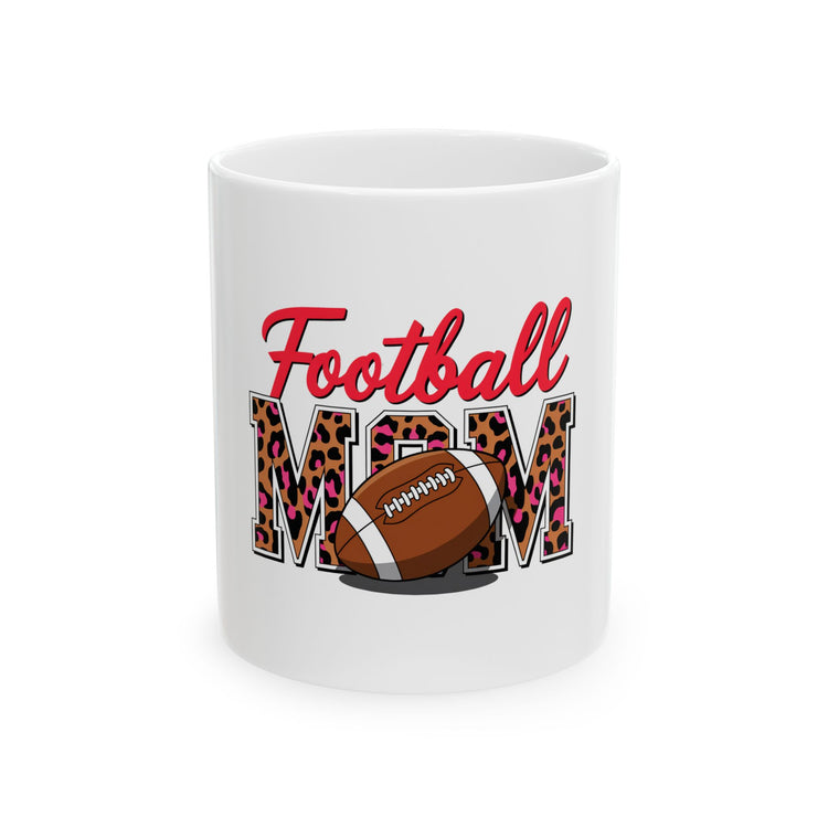 Football Mom Ceramic Mug - Ideal Gift for Sports Fans, Soccer Moms, Sports Lover Cup