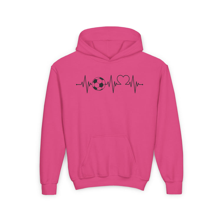 Youth Soccer Heartbeat Hoodie