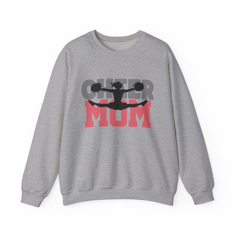 Cheer Mum Crewneck Sweatshirt - Comfortable & Stylish Gift for Cheerleading Moms