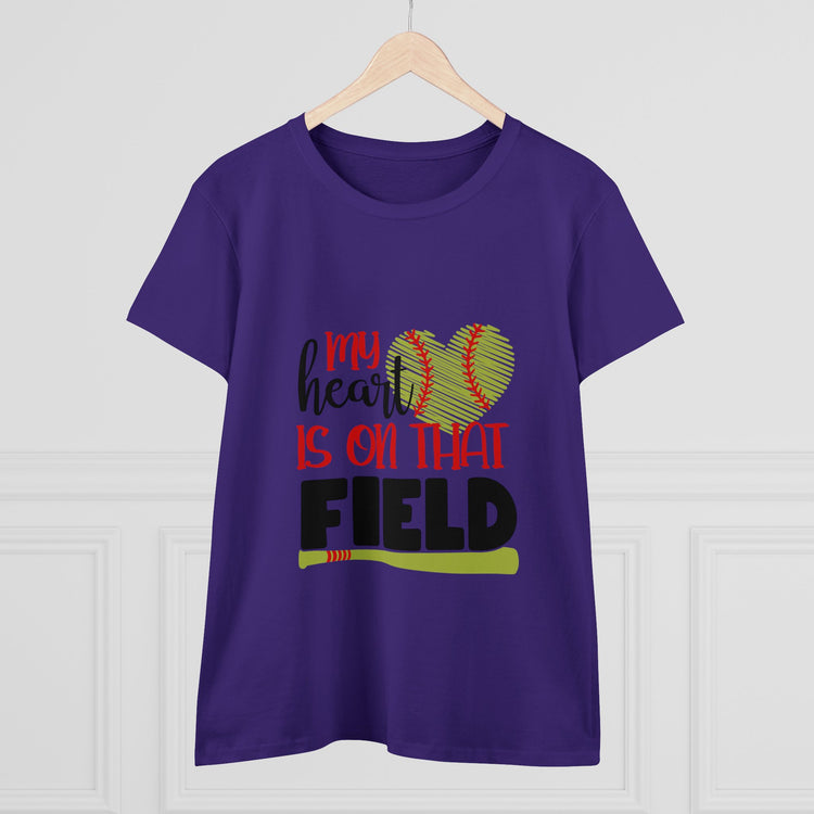 Softball Mom Tee - Women's Midweight Cotton