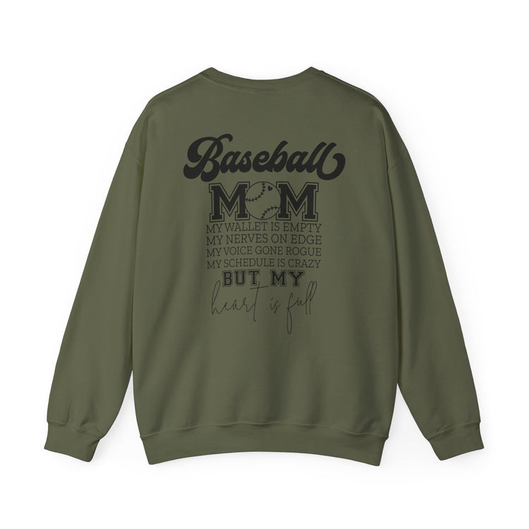 Baseball Mom Crewneck Sweatshirt