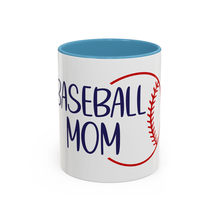 Baseball Mom Accent Coffee Mug