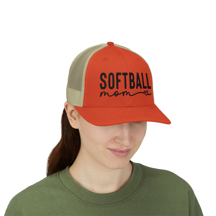 Softball Mom Snapback Trucker Cap