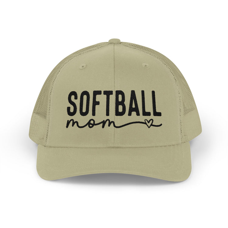 Softball Mom Snapback Trucker Cap