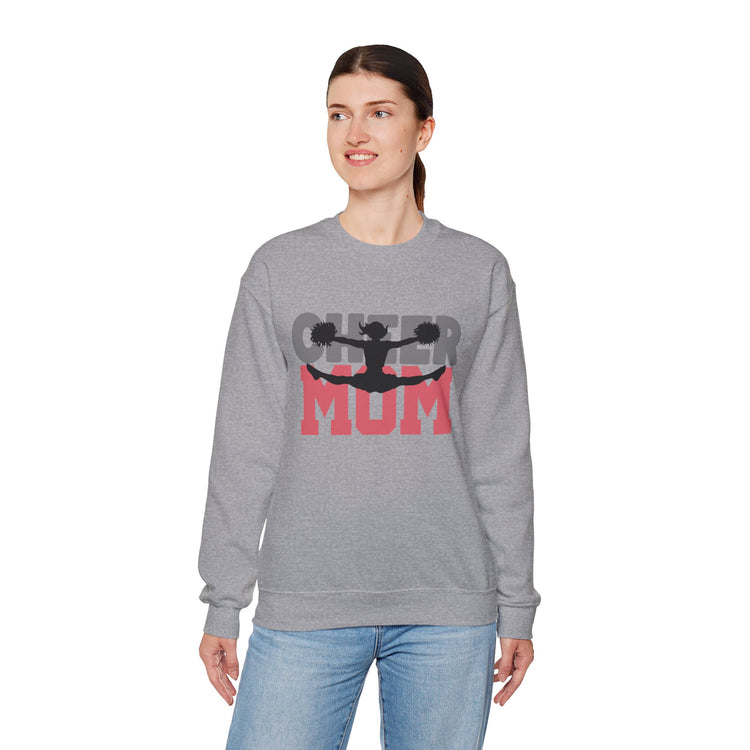 Cheer Mum Crewneck Sweatshirt - Comfortable & Stylish Gift for Cheerleading Moms