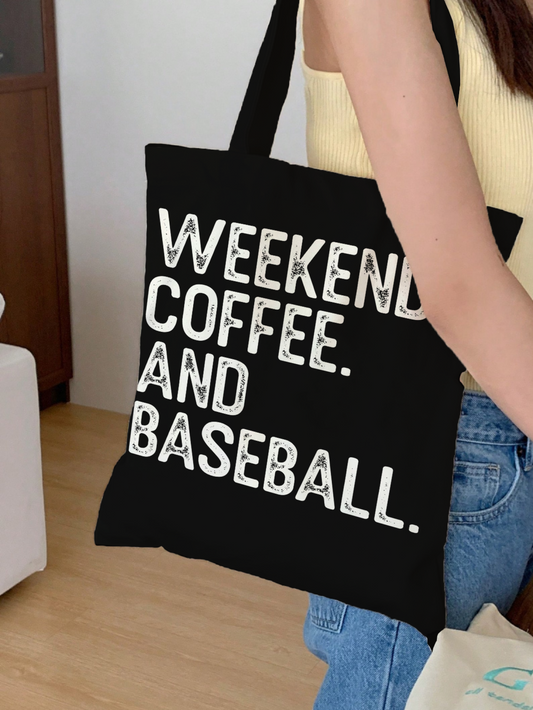 Eco-Friendly Cotton Canvas Baseball Tote Bag