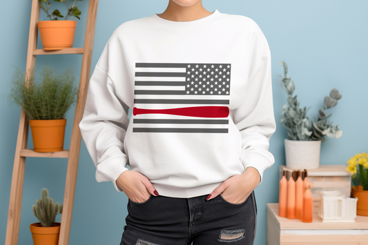 Patriotic Baseball Sweatshirt