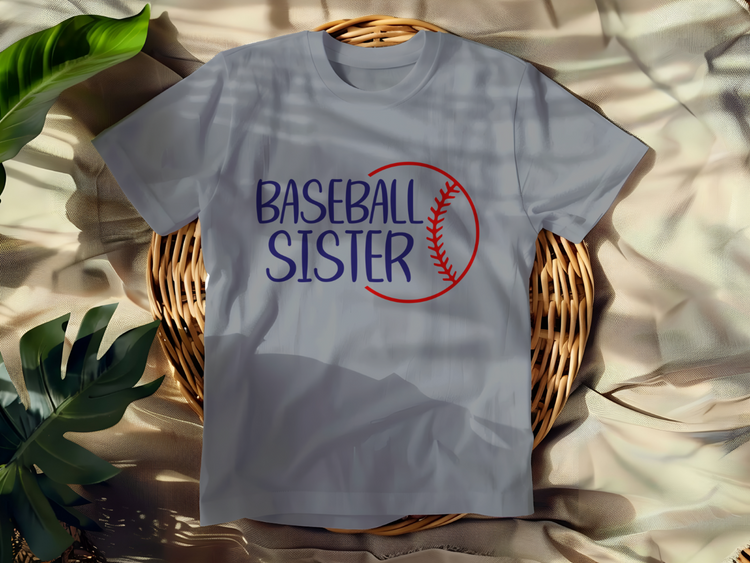 Baseball Sister Kids T-shirt