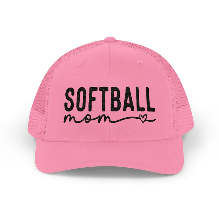 Softball Mom Snapback Trucker Cap