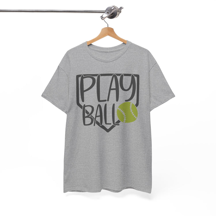 Play Ball Unisex Tee for Softball Lovers