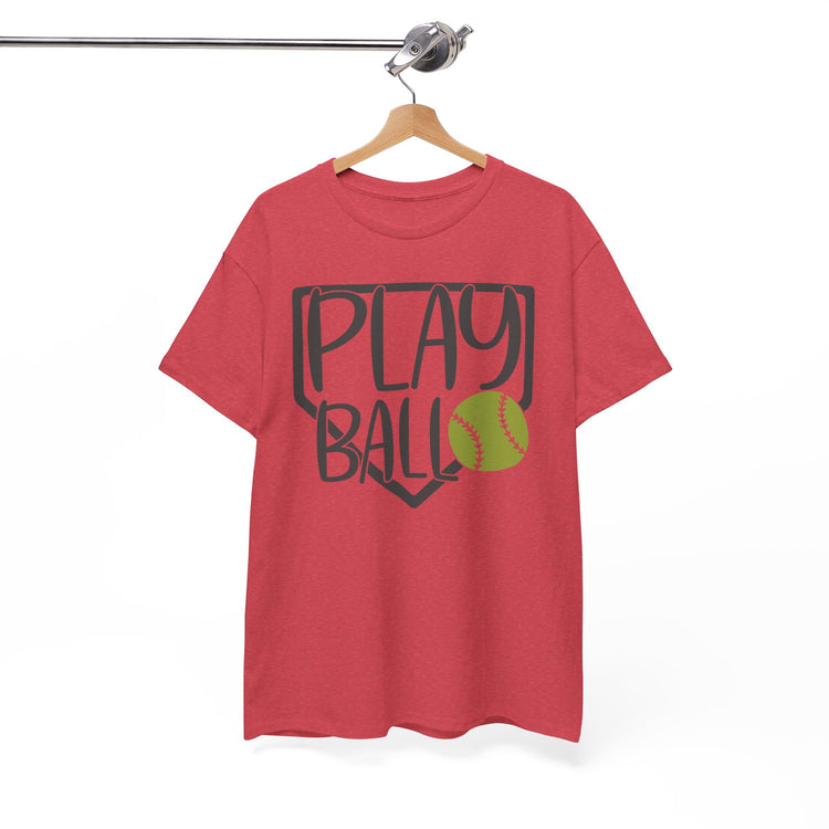 Play Ball Unisex Tee for Softball Lovers