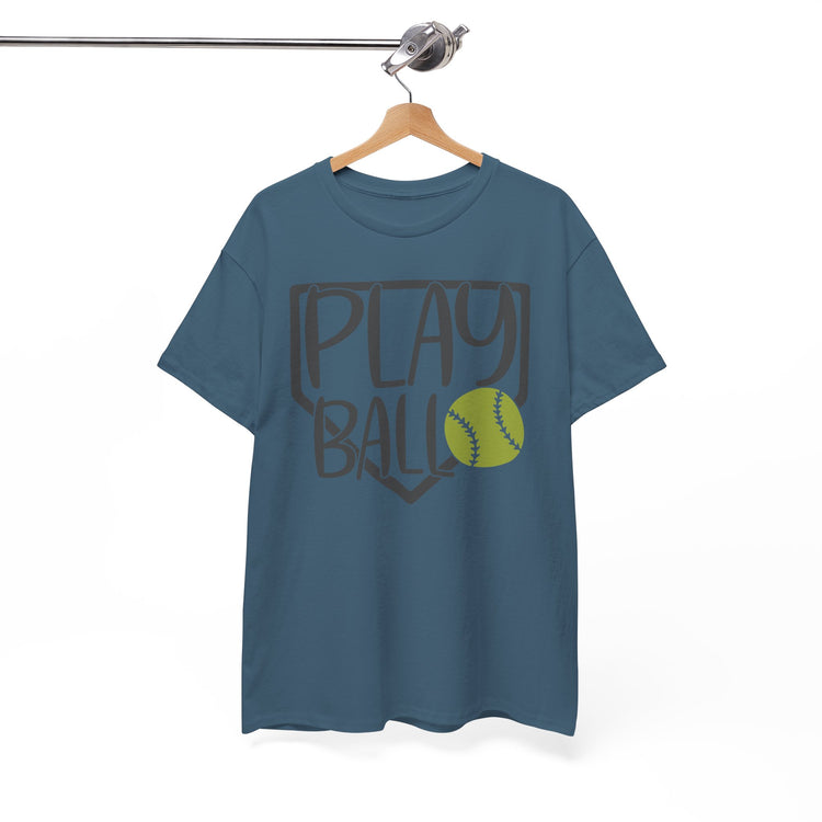 Play Ball Unisex Tee for Softball Lovers