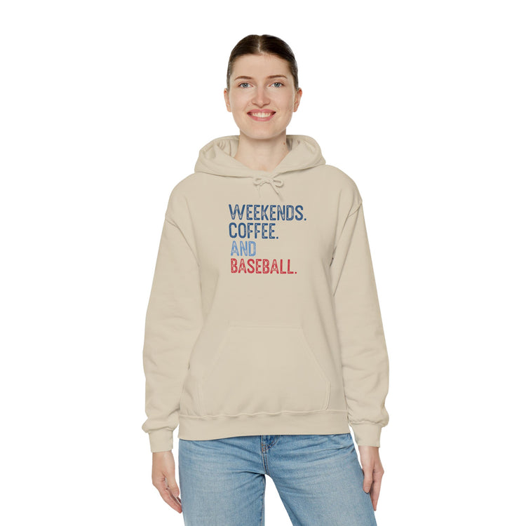 Weekends Coffee Baseball Hoodie