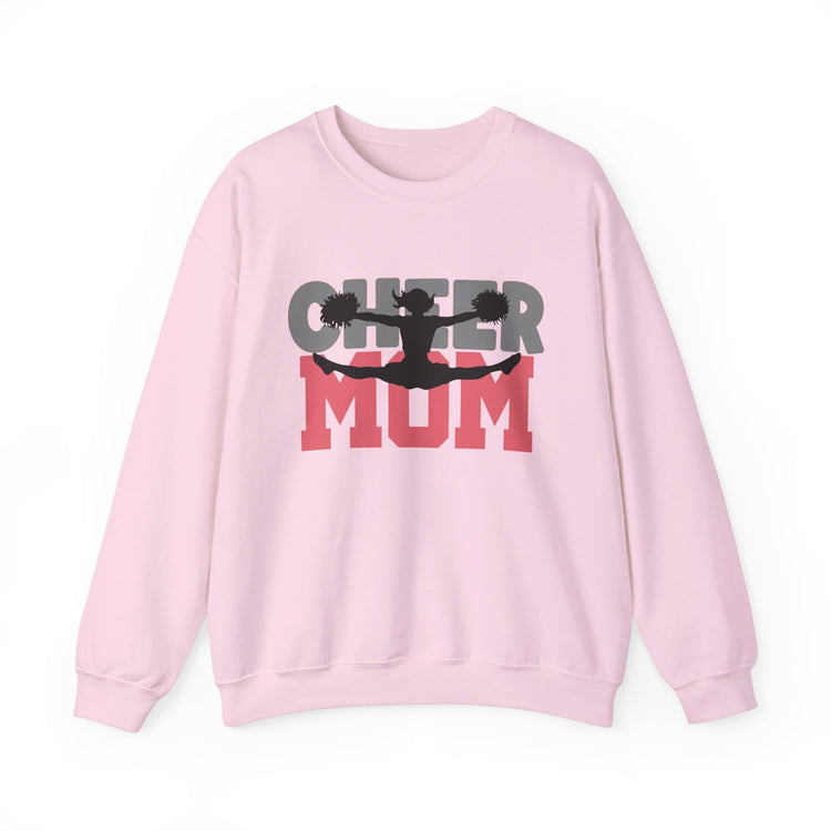 Cheer Mum Crewneck Sweatshirt - Comfortable & Stylish Gift for Cheerleading Moms