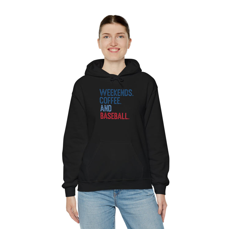 Weekends Coffee Baseball Hoodie