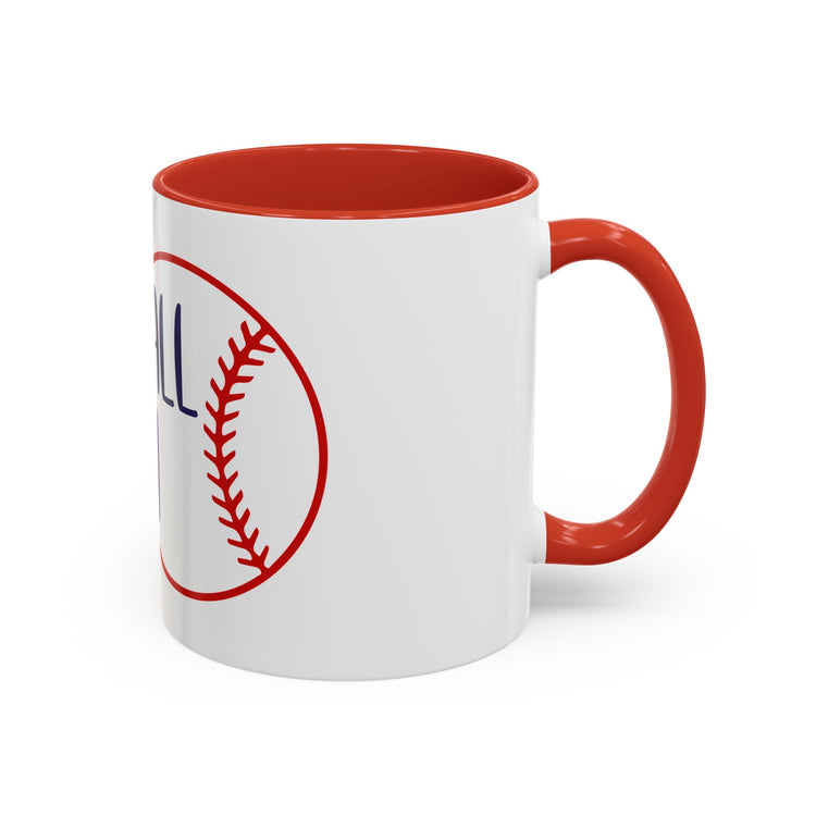 Baseball Mom Accent Coffee Mug