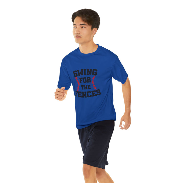 Baseball Performance T-Shirt - 'Swing for the Fences' Tee