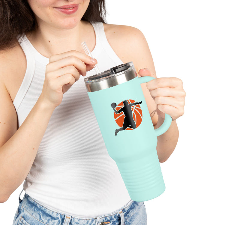 Basketball Insulated Travel Mug - 40oz