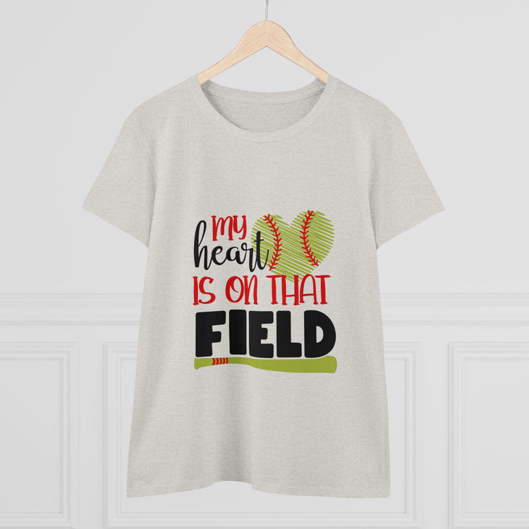 Softball Mom Tee - Women's Midweight Cotton