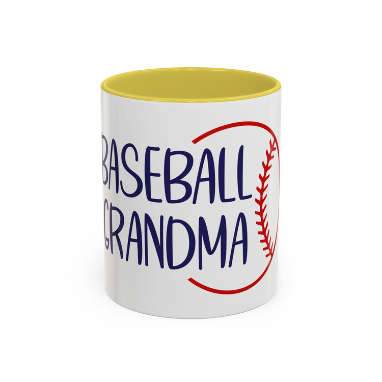 Baseball Grandma Colorful Mug