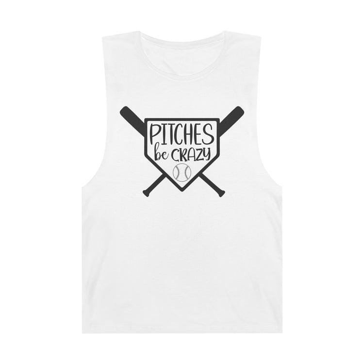 Pitches Be Crazy Baseball Tank Top