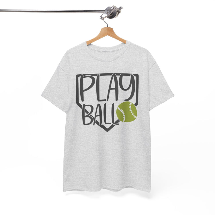 Play Ball Unisex Tee for Softball Lovers