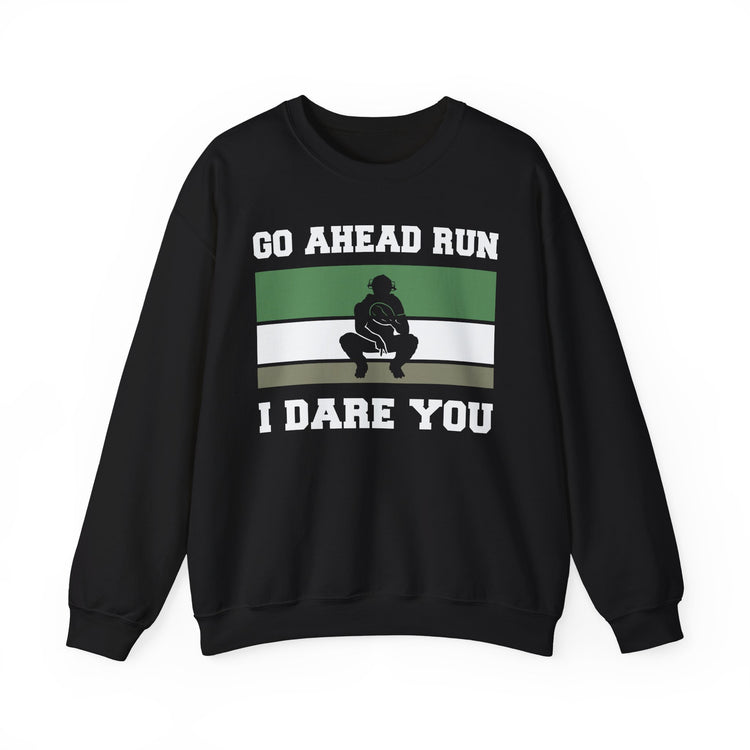 Baseball Catcher Go Ahead Run Daring Crewneck Sweatshirt - Sports Fan Gift