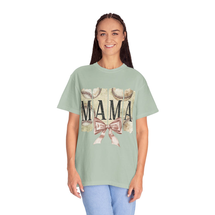 Mama Baseball Retro Love T-Shirt