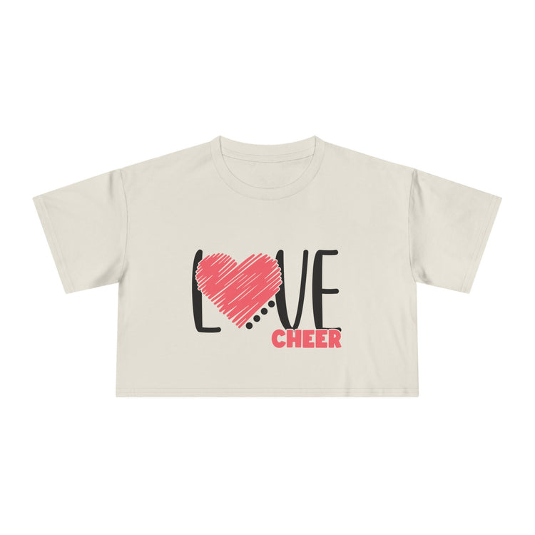 Heart Cheer Crop Tee