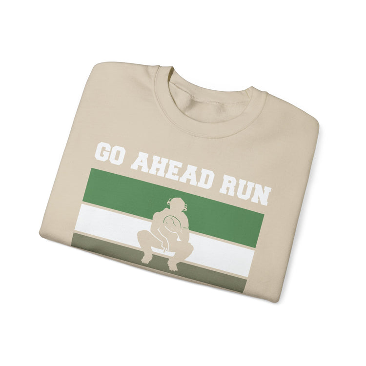 Baseball Catcher Go Ahead Run Daring Crewneck Sweatshirt - Sports Fan Gift