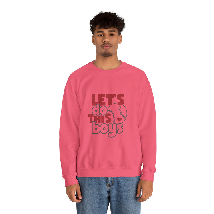 Let's Do This Boys Baseball Crewneck Sweatshirt