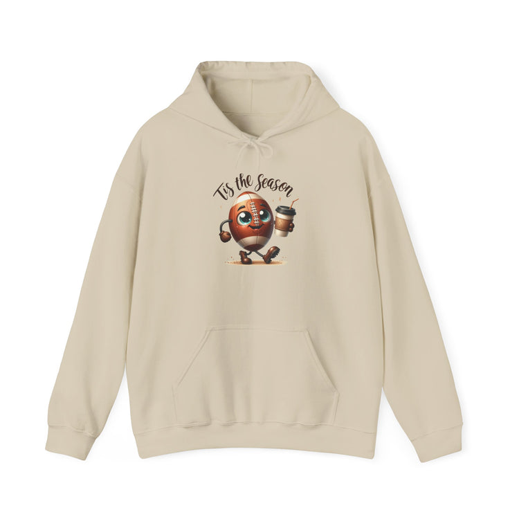 Tis the Season Cozy Football Hoodie