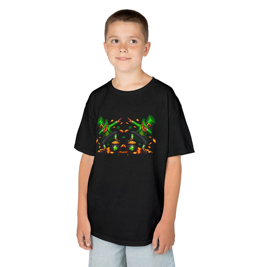 St Patrick's Day Double Dab Leprechaun Kids Shirt