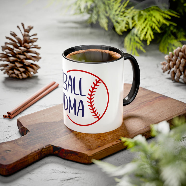 Baseball Grandma Colorful Mug