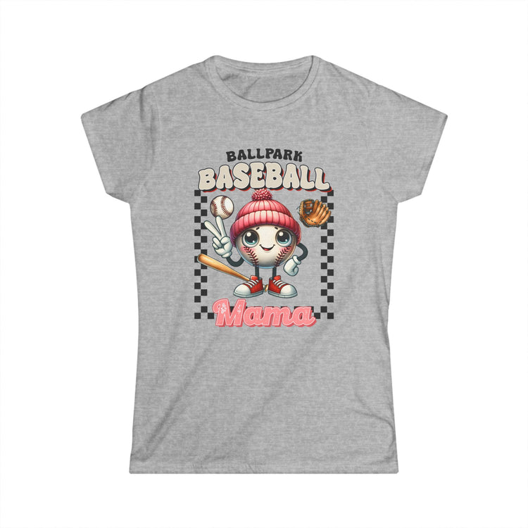 Women's Tee Baseball Mom T-Shirt