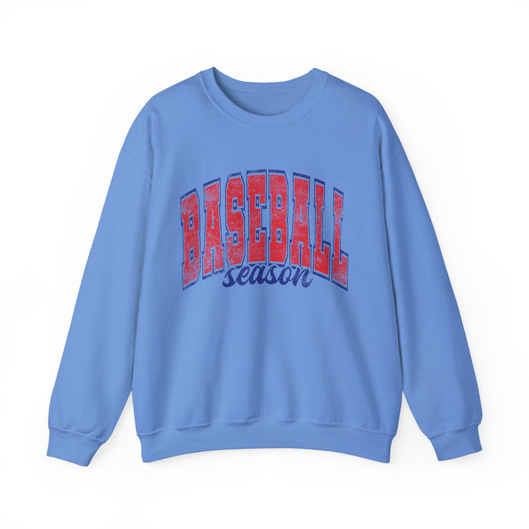 Baseball Season Distressed Look Sweatshirt