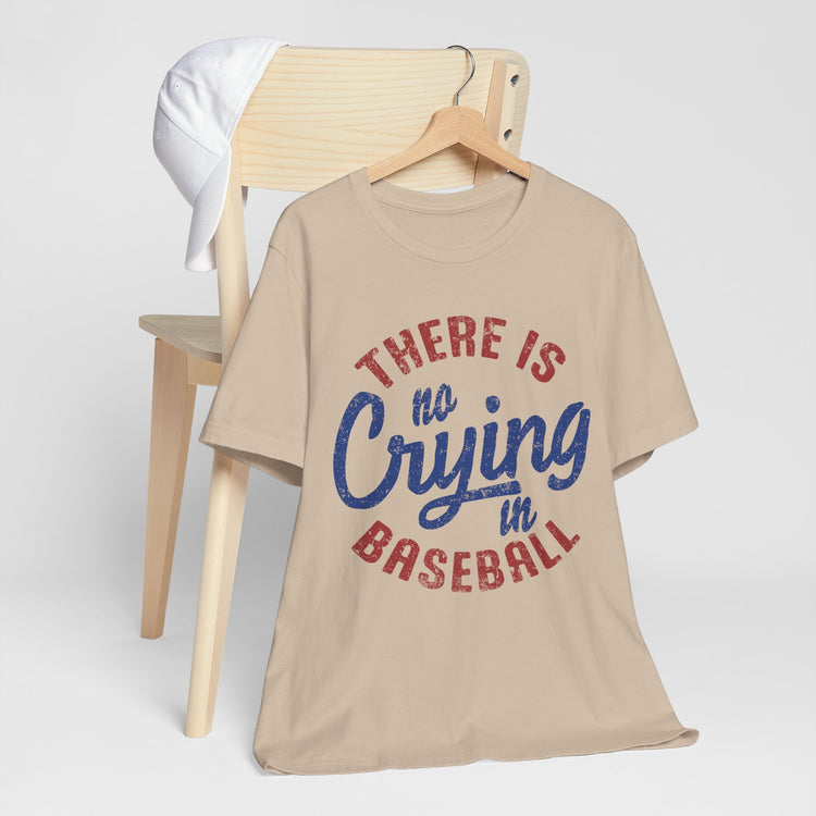 Baseball Tee - No Crying in Baseball Design