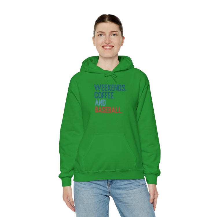 Weekends Coffee Baseball Hoodie