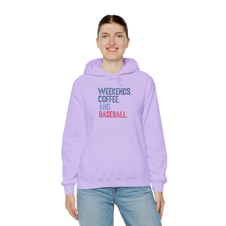 Weekends Coffee Baseball Hoodie