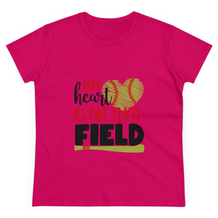 Softball Mom Tee - Women's Midweight Cotton