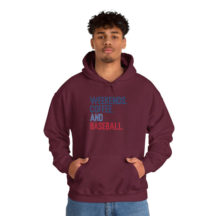 Weekends Coffee Baseball Hoodie