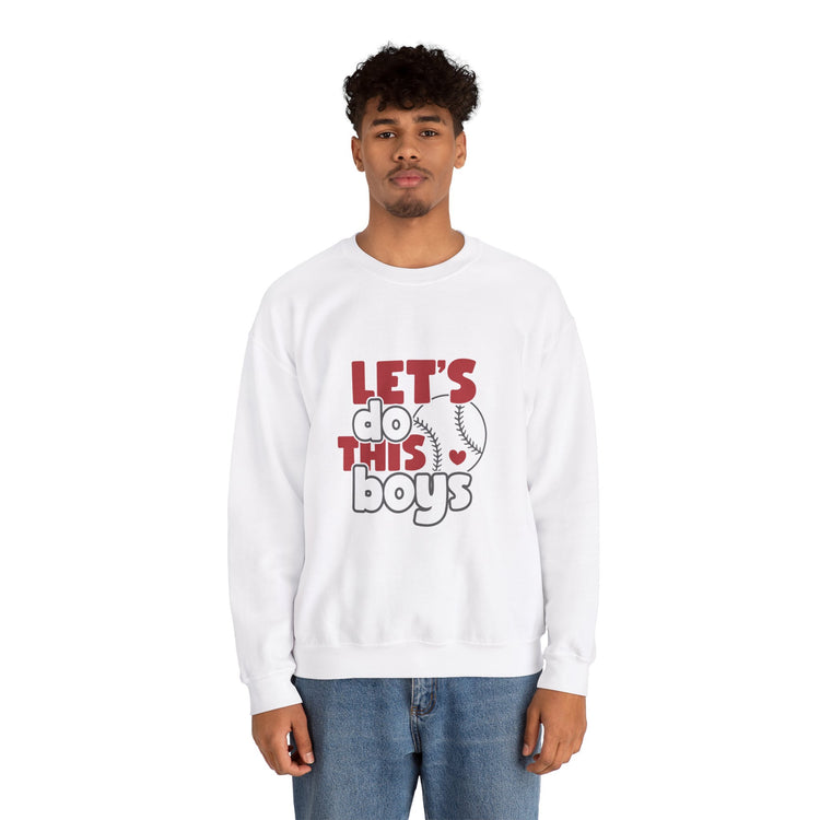 Let's Do This Boys Baseball Crewneck Sweatshirt