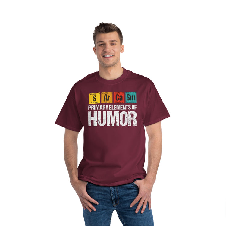 Humorous Science T-Shirt - Primary Elements of Humor Tee