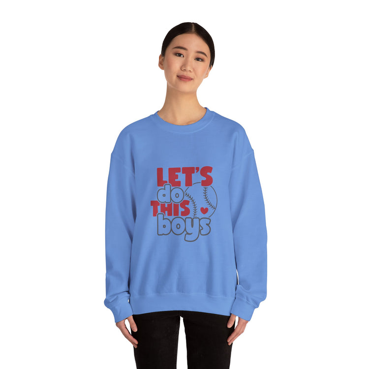 Let's Do This Boys Baseball Crewneck Sweatshirt